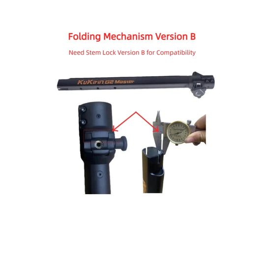 Kukirin G2 Master Electric ScooterStem Folding Mechanism