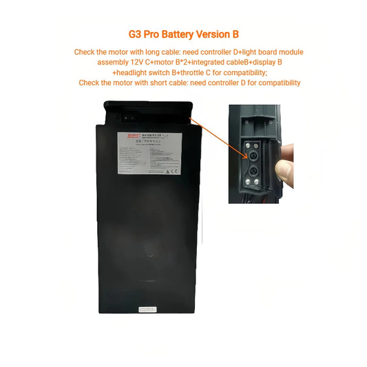 Kukirin G3 Pro E-scooter Lithium Battery Version B