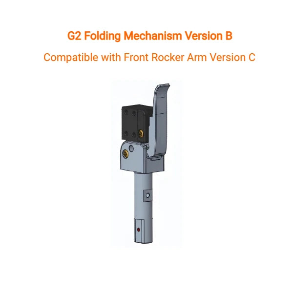 Kukirin G2 Steering Pole Stem Easy Folding Mechanism