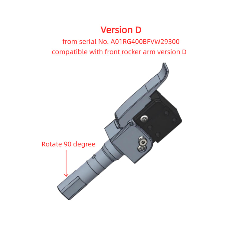 Kukirin G4 Escooter Folding Mechanism Version D