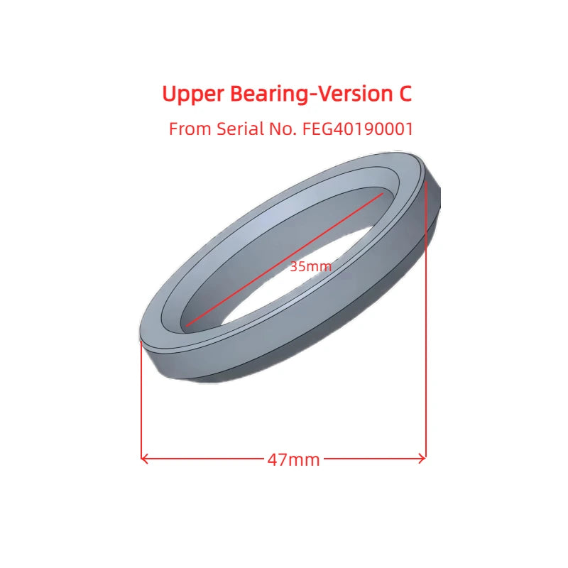 Kukirin G4 Scooter Upper Tapered Roller Bearing Version C