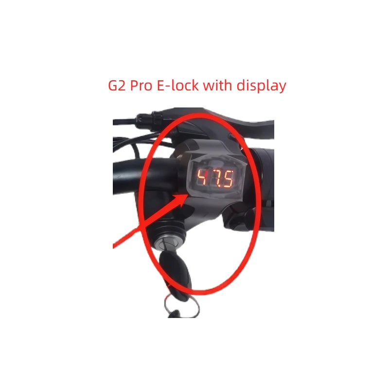 Kukirin g2 pro scooter e-lock with display