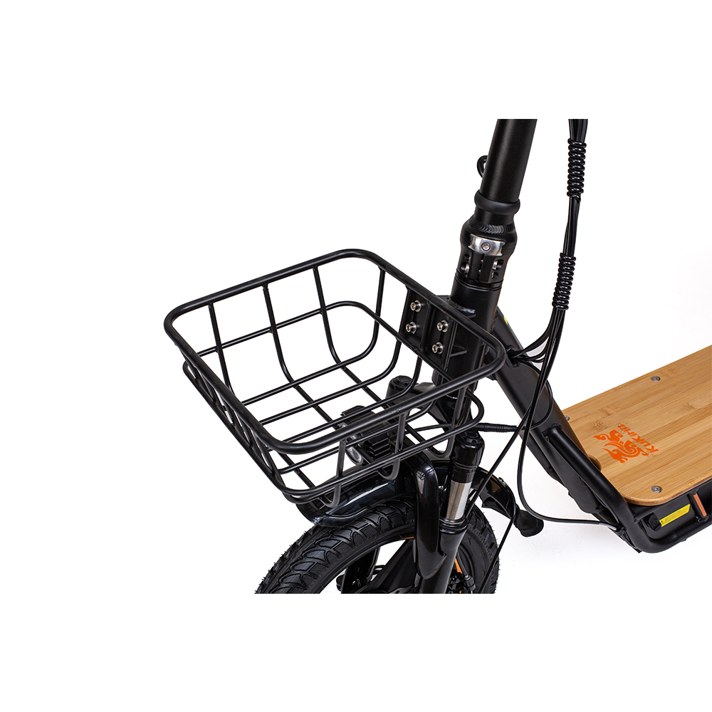KuKirin C1 PRO Electric Scooter: Front Basket, Convenient Storage – A Practical Choice for Carrying Groceries and Daily Essentials