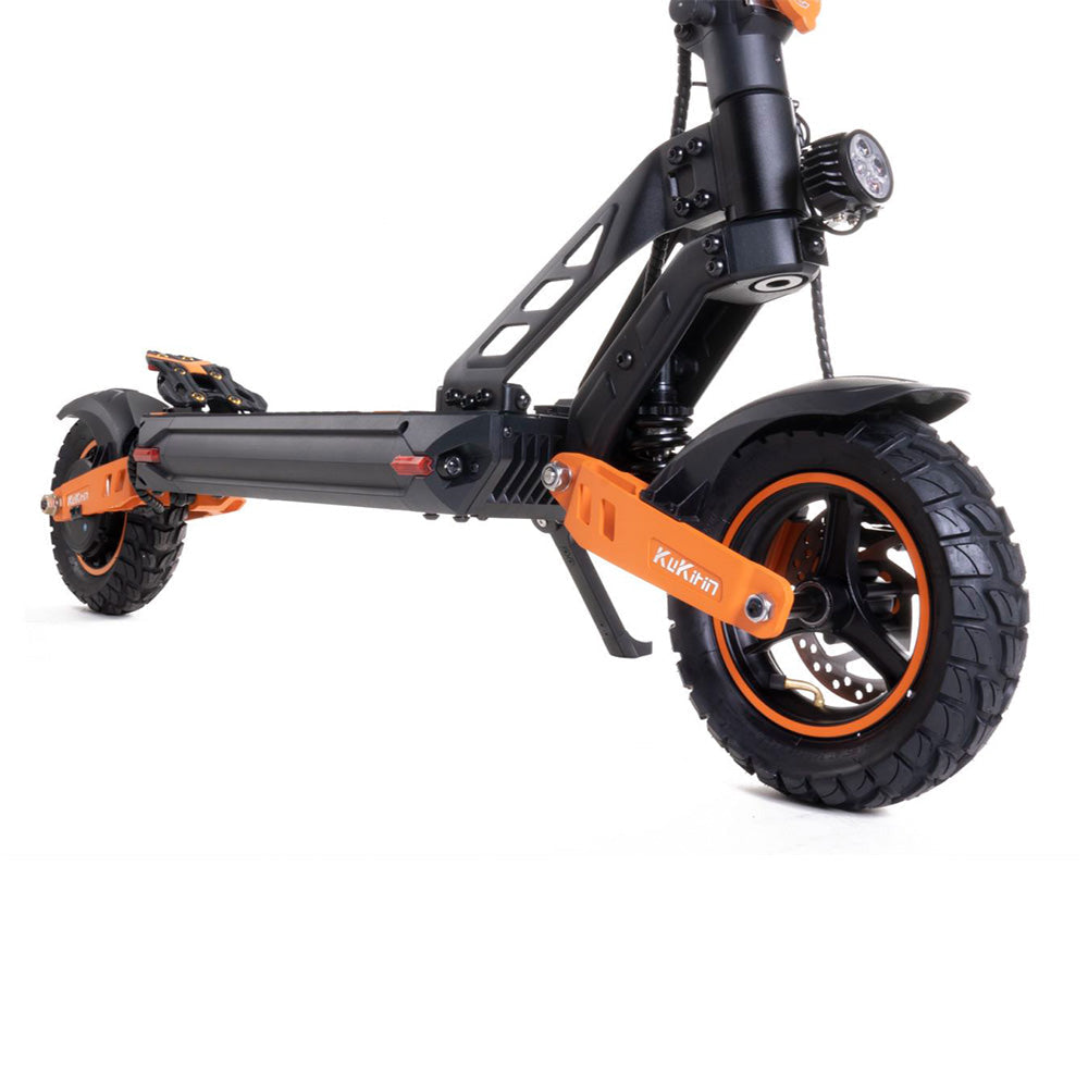 KuKirin G2 Max electric scooter with 9'' off-road tires, robust suspension, and powerful motor for rugged terrain and adult commuting.
