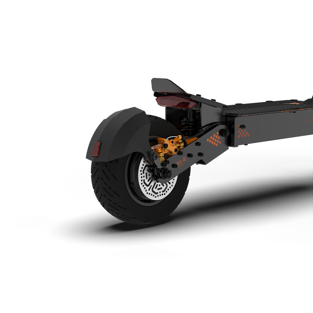 KuKirin G4 Electric Scooter: Rear Wheel with Robust Suspension, Off-Road Tire, and High-Power Motor – Engineered for Durability, Traction, and Extreme Speed in Urban/Off-Road Scenarios